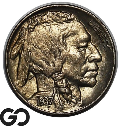1937-D Buffalo Nickel, Nice Gem BU++