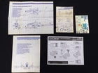 DRAGONFLY XH-1 RATTLER MDU & COBRA CRUISER LOT OF GI JOE INSTRUCTION SHEETS
