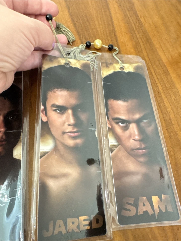 Set Of 5 HTF NECA The Twilight Saga New Moon Wolf Pack Bookmarks Sam Paul Ember Foto 4 de 4