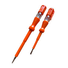2Pcs Voltage Tester Electric Tester AC 100-500V Voltage Test Slotted Screw Drive