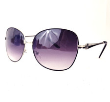 Kleo Sunglasses LH-1380 Womens Silver w/ Gradient Lens Oversize Sun Glasses