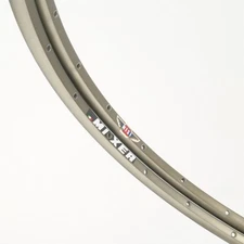 NOS Nisi Mixer Clincher Rims Pair 700c 28h Front+Rear Rim Brake Vintage Italy