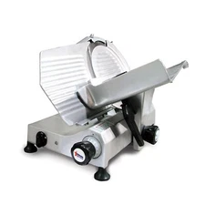 Omcan USA 31344 Manual Feed Meat Slicer with 12" Blade, Belt Driven