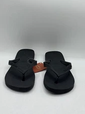 Havaianas Wide Strips Top Flip Flop Sandal BLACK US Size 7/8W~6/7M / EU 37-38