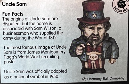 Harmony Kingdom Pot Bellys Box PBPUS "Uncle Sam" Neu in OVP 2,5 Zoll Patriotisch, 4. Juli - Bild 4 von 10