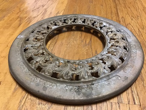 Emerson Antique Ceiling Fan Fern Leaf Bottom Plate Reproduction Ornamental USA - Picture 5 of 9