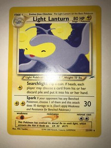 lanturn pokemon card value Lanturn Pokemon Card