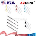 AAA Dental Endo Fiber Post Resin High-intensity Screw Thread Glass +4*Drills FDA