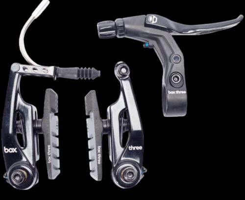 BOX THREE BMX MINI V Brake Kit 85mm w/LEVER SHORT BLACK