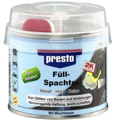 presto 2K Füll-Spachtel 600054 250g inkl. Härter STYROLREDUZIERT!!!