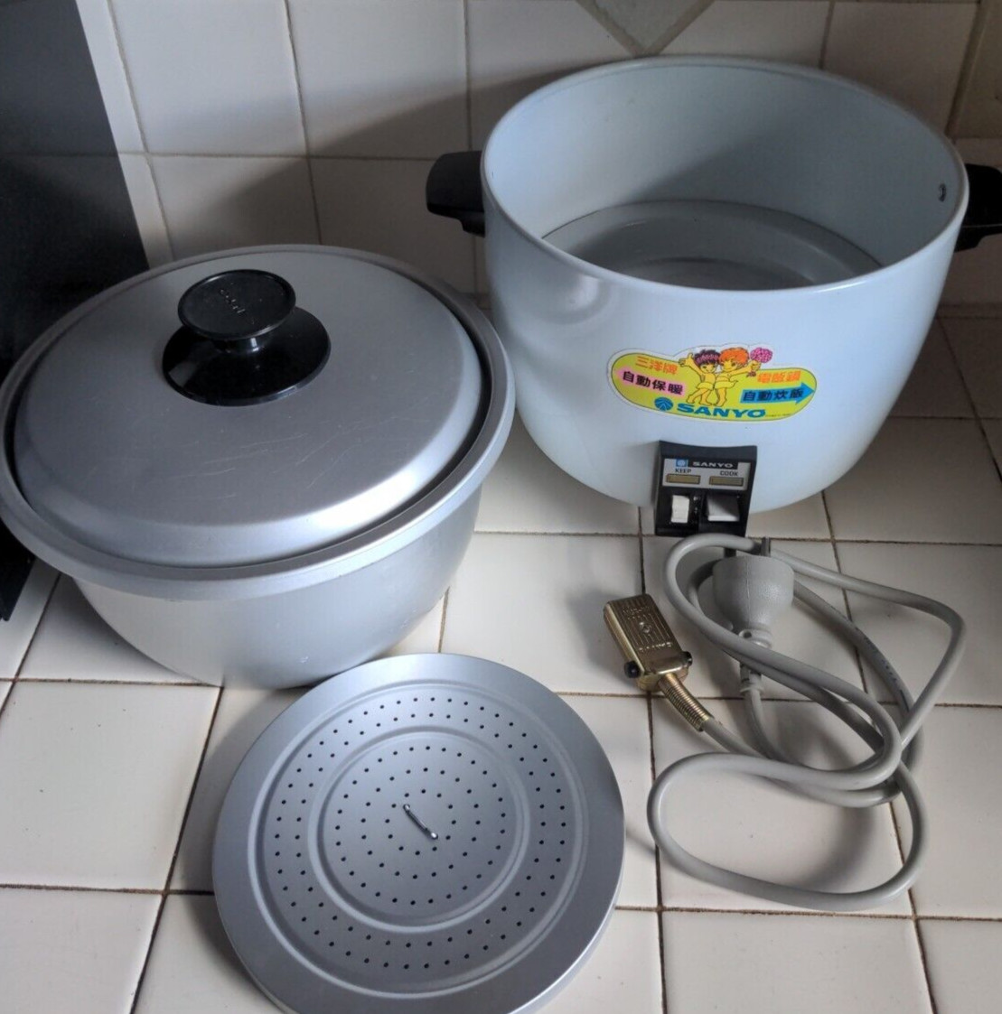 Japan Steming Plate Cup W/foreign Cord