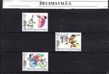 DEVA023, LIECHTENSTEIN 96, CIEN AÑOS OLIMPIADAS, GIMNASIA, ETC, 1070/72