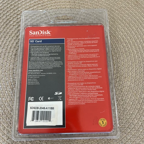SanDisk Memory Stick PRO Duo 2GB Memory Stick  Card NEW - Picture 2 of 2