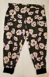 Marni Cargo Pantalones De Chándal Talla 48 Floral Verde Oliva Rosa Flores  Excelente | eBay