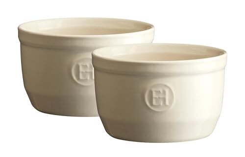 Emile Henry Set di 2 pirofile in ceramica 10 x 6 x 10cm, ceramica, (R2V)
