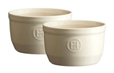 Emile Henry Set di 2 pirofile in ceramica 10 x 6 x 10cm, ceramica, argilla