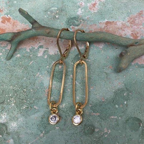 NEW HANDCRAFTED SUNDANCE CHARM LINK EARRINGS HANDMADE ARTISAN SIMPLE JEWELRY - Picture 9 of 10