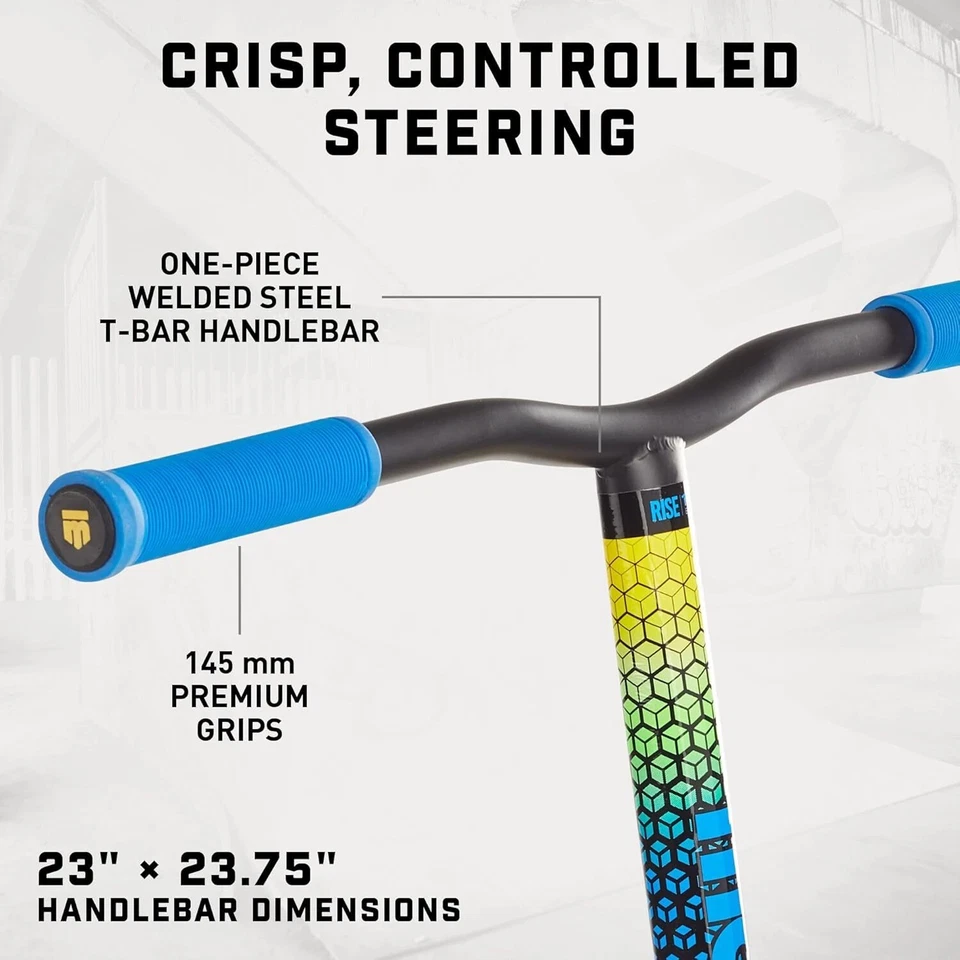 Mongoose Rise 110 Elite 特技滑板车 适合儿童 成人,合金甲板,全新带盒! — 第 3/4 张图片