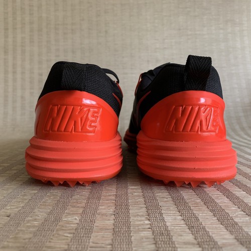 Nike Mens Lunar Command 2 Golf Shoe Cleats Black Red 849968-001 Size 7.5 - 第 9/24 張圖片