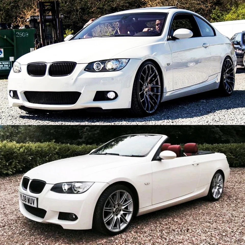 GTS STYLE FRONT SPLITTER LIP FOR BMW PRE-LCI E92 E93 330CI 335I M-TECH 2005-2008 Foto 2 de 4