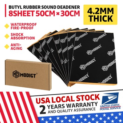 Sound Deadener Butyl Automotive  20'' X 12'' Noise Insulation Audio Proofing 16X