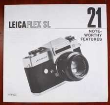 LEITZ LEICAFLEX SL SALES BROCHURE, 1968/208481