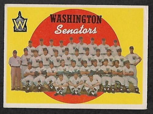 1959 Topps #397, Washington Senators TC, VG (marked checklist), +Combined Shipng - 第 1/2 張圖片