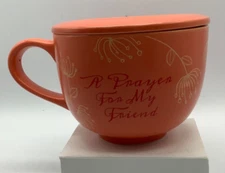 Abbey Press A Prayer for a Friend Mug with lid /coaster Gift 4.5” Diameter