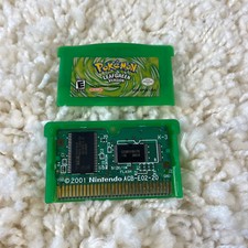 Pokemon LeafGreen Version Nintendo Gameboy Advance, 2004 GBA Authentic Tested