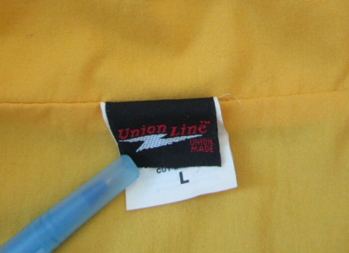 UAW United Auto Workers Dk Blue full zip Jacket men L UNION LINE UNION MADE NWOT - Picture 9 of 10
