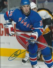 Signed  8x10 MATTHEW BARNABY New York Rangers Autographed  Photo - COA
