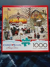 A Christmas Greeting Charles Wysocki 1000 Pc Jigsaw Puzzle