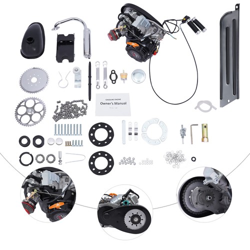 100cc 4-stroke Bicycle Engine Kit Set Motorized Motor Bike Gasoline Engine - Bild 17 von 17