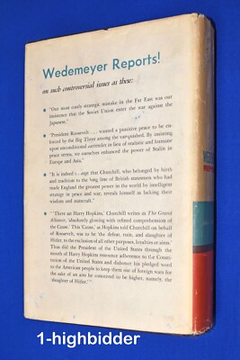 SIGNED Wedemeyer Reports! First Edition HCDJ Albert C. Wedemeyer
