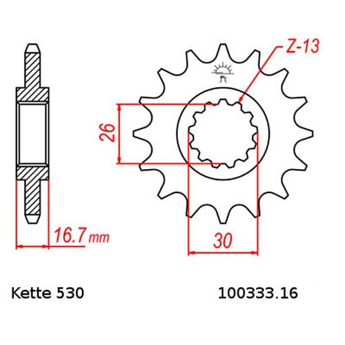 Kettensatz Honda CBF 1000 2010 Kette RK GB 530 ZXW 120 GOLD offen 16/41 - Bild 2 von 4