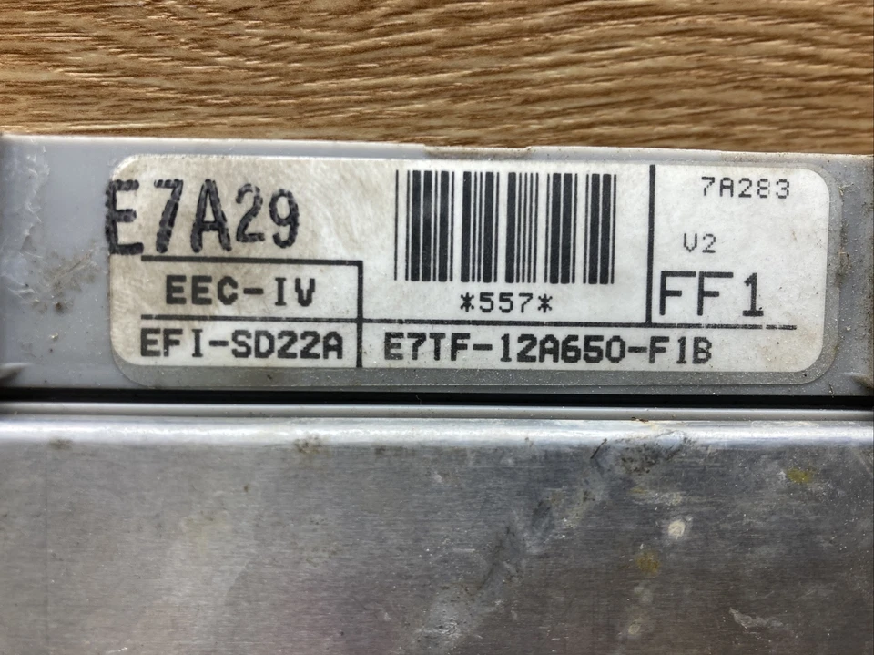 E7TF-12A650-F1B Ford Ranger o Bronco ii 1987 ecm ecu computadora Plug & Play OEM Foto 2 de 2