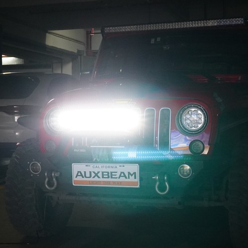 AUXBEAM Lower Hidden Bumper 20" LED Light Bar 6Modes For Ford Ranger 2019-2022 - Picture 9 of 12