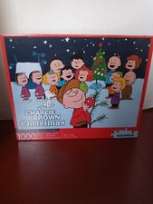 A CHARLIE BROWN CHRISTMAS 1000 PIECE JIGSAW PUZZLE BY AQUARIUS BRAND NEW IN BOX
