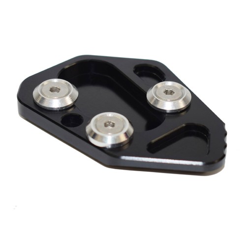 Kickstand Foot Side Stand Enlarger Plate Pad Black For BMW F800S F800GT F800ST - Picture 4 of 6