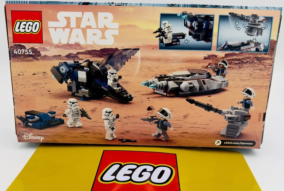 Lego Star Wars: 40755 Imperial Dropship vs. Rebel Scout Speeder (includes QT-KT) - Image 2 of 2