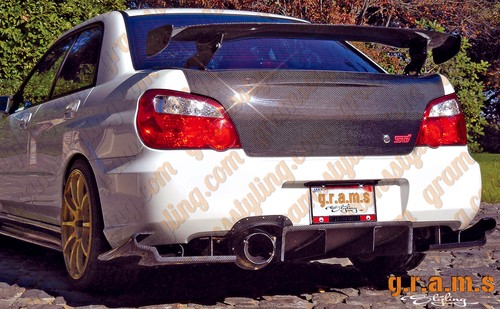 Universal Varis Style CARBON FIBRE Side Diffusers / Extensions / Add-Ons v8 - Picture 6 of 10