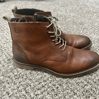 Modern Fiction Counterplot Brown Leather & Suede Zip Up/Lace  display picture 3