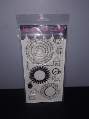 New My Favorite Things "Congrats All Around" Clear Stamp Set | eBay