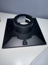 Black Pier Base Aluminum Mount for 3" Outdoor Post Light Lantern Head Top Mount