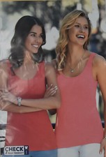 2er Set Damen Longtop mit Bio-Baumwolle verschiedene Größen und Farben