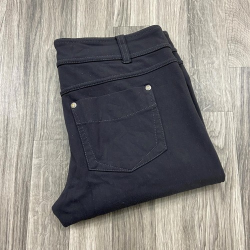 ATHLETA Skinny Leg Low Rise Stretch Black Pull On Pants Women's Size Small