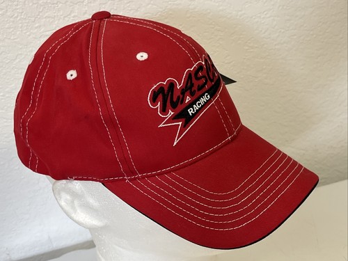 Gorra de carreras Nascar bandera a cuadros deportiva roja con tirantes A012039070 - Imagen 4 de 7
