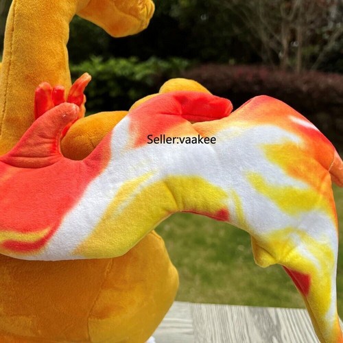 37cm Dynamax Charizard Gigantamax Plush Dragon Stuffed Doll Xmas Gift Toy Soft - Picture 9 of 11