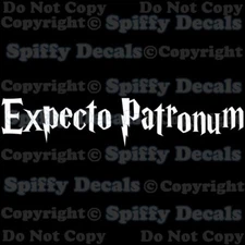 HARRY POTTER SPELL CHARM Vinyl Car Window Decal Sticker