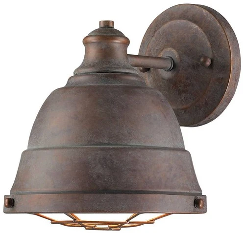 Golden Lighting Bartlett 10 1/4" Industrial Copper Patina Wall Sconce - Picture 3 of 5